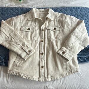 White Button-Up Jacket